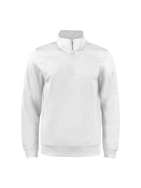 Basic Active Half Zip Hvit front
