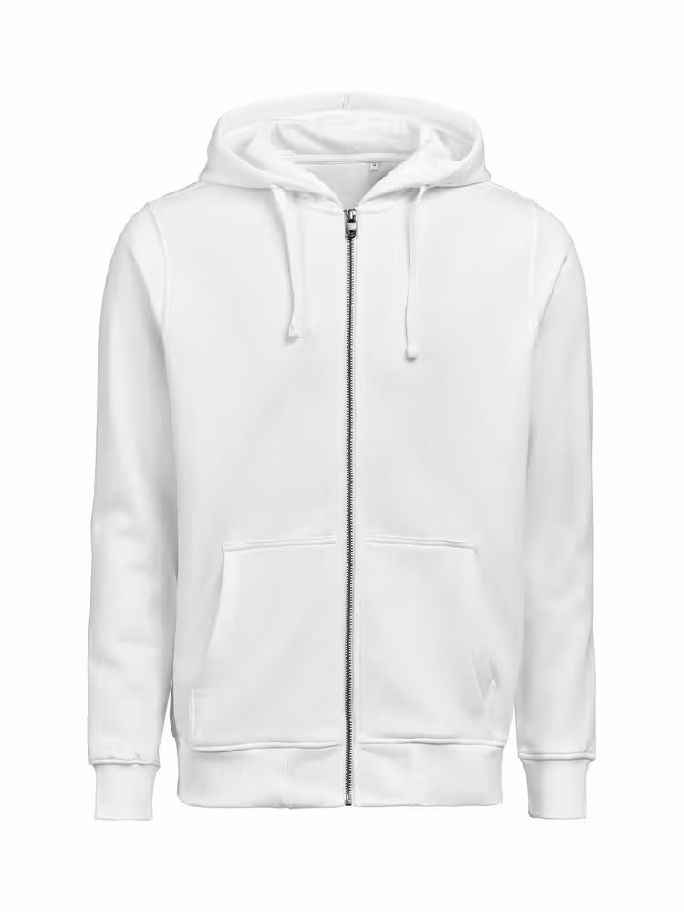 UM Full Zip Hoodie (OCS-RCS) 
Regular Fit Unisex Hvit front