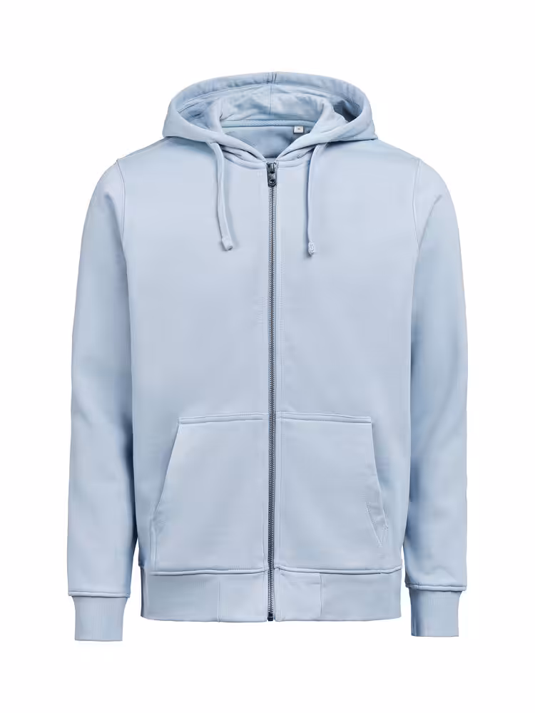 UM Full Zip Hoodie (OCS-RCS) 
Regular Fit Unisex Lys blå front