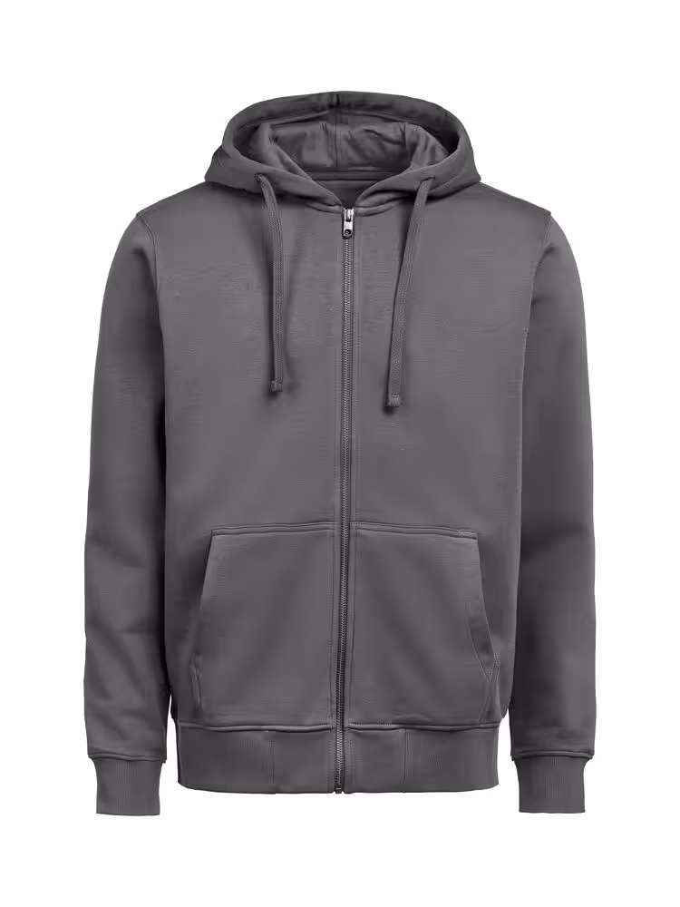 UM Full Zip Hoodie (OCS-RCS) 
Regular Fit Unisex Mørk grå front