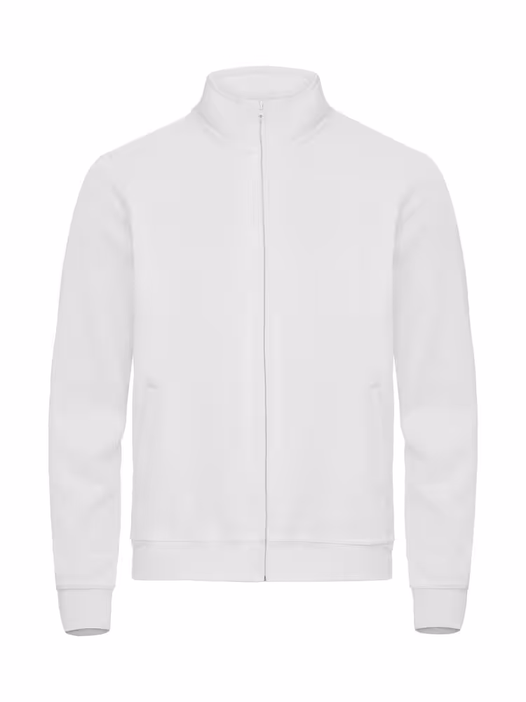 Basic Cardigan Hvit front