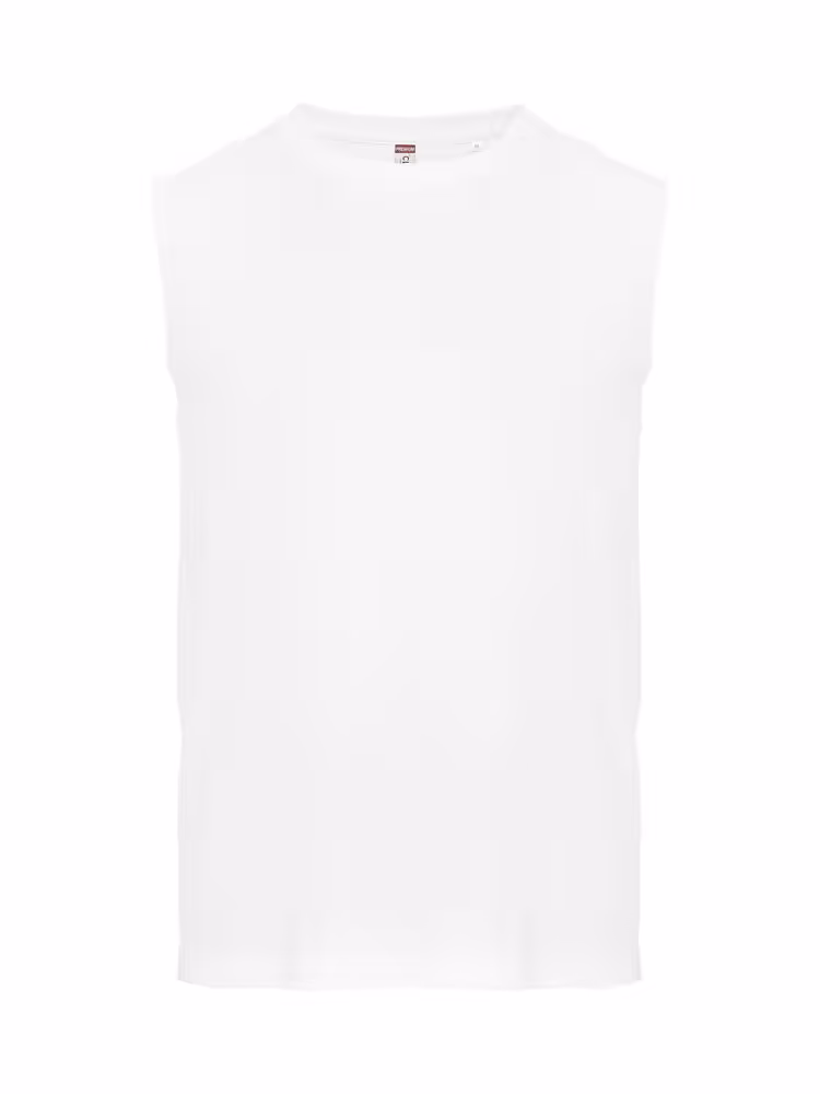 Sleeveless Hvit front