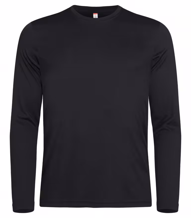 Basic Active-T Langermet T-skjorte Herre Black front