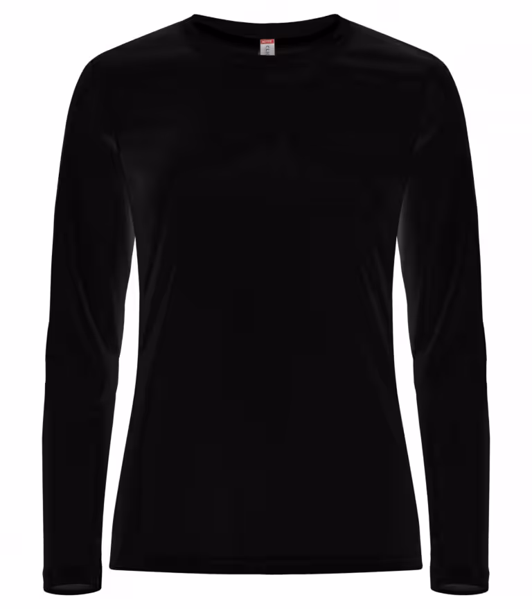 Basic Active-T Langermet T-skjorte Dame Black front