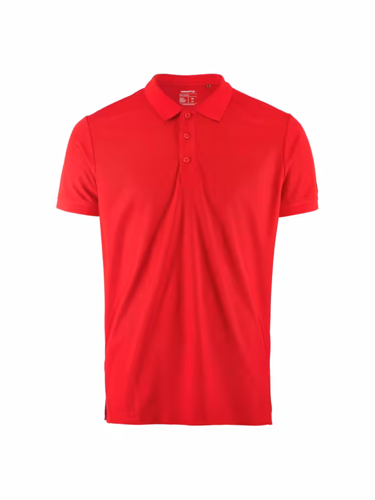 Craft Core Unify Piquétrøye Herre Bright Red front