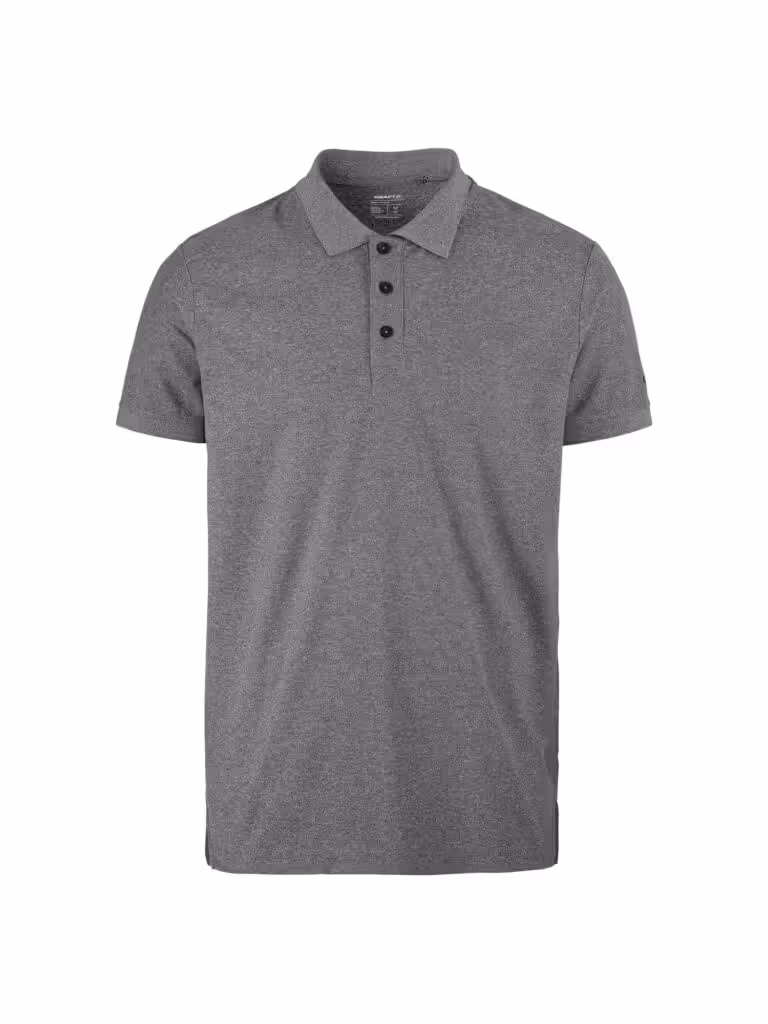 Craft Core Unify Piquétrøye Herre Dk Grey Melange front