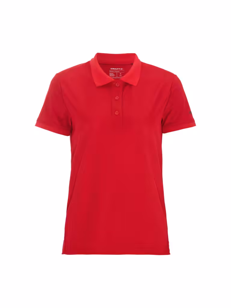 Craft Core Unify Piquétrøye Dame Bright Red front
