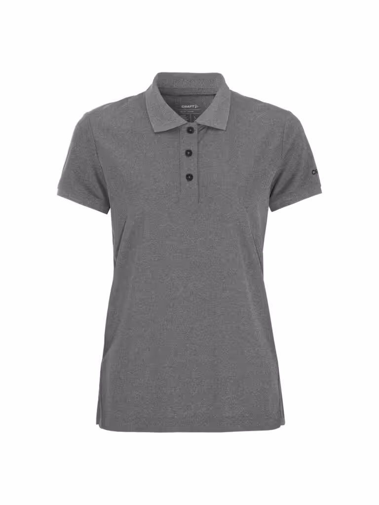 Craft Core Unify Piquétrøye Dame Dk Grey Melange front