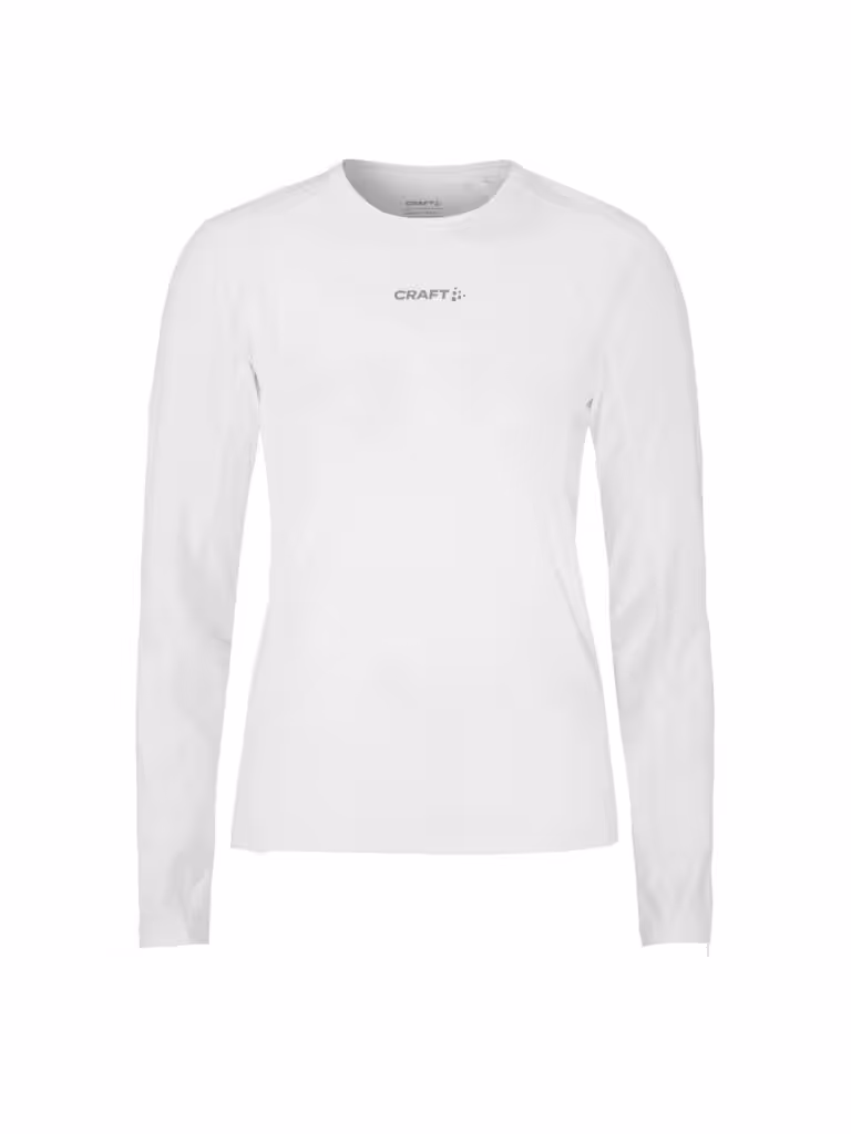 Craft ADV Essence 2 Langermet T-skjorte Dame White front