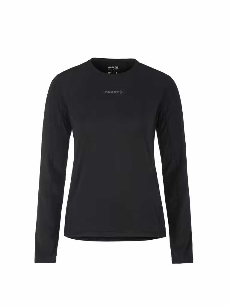 Craft ADV Essence 2 Langermet T-skjorte Dame Black front